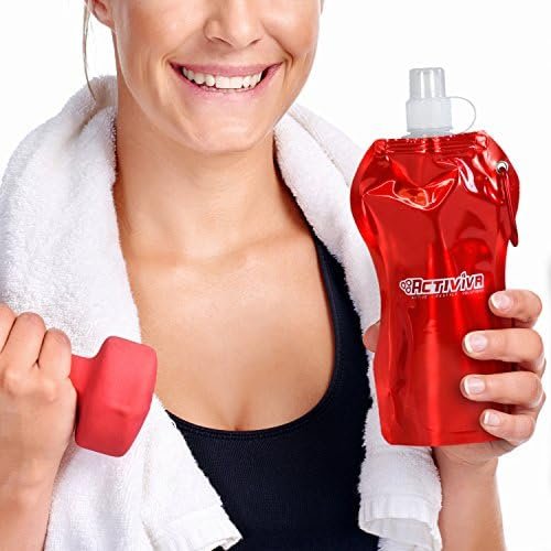 USA Merchant | Collapsible Reusable Water Bottle with Carabiner Clip Light Weigh... - Image 3