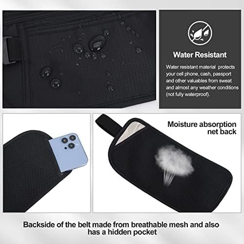 DAITET Money Belt - Passport Holder Secure Hidden Travel Wallet with RFID Blocki... - Image 4