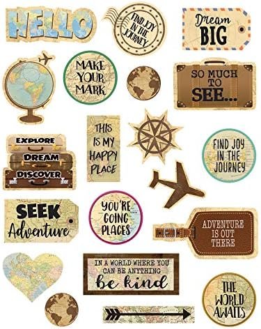 Teacher Created Resources Travel The Map Stickers, Pack of 120 - Image 2