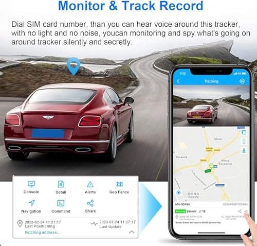GPS Tracker for Vehicles, Mini Portable Real Time Magnetic GPS Tracking Device, ... - Image 4