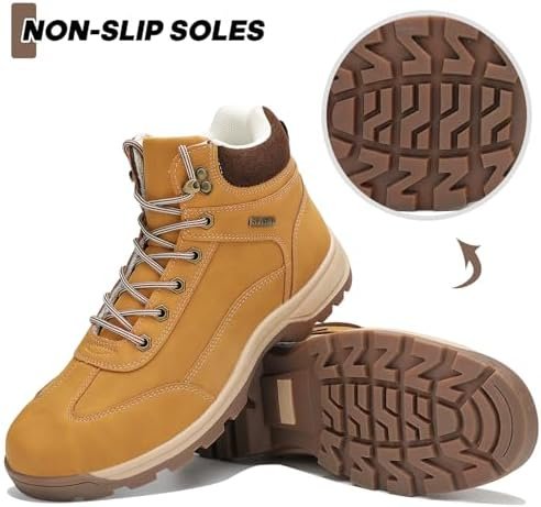 Hiking Boots Mens,Waterproof Lightweight Outdoor Hiking Shoes Trekking - Image 3
