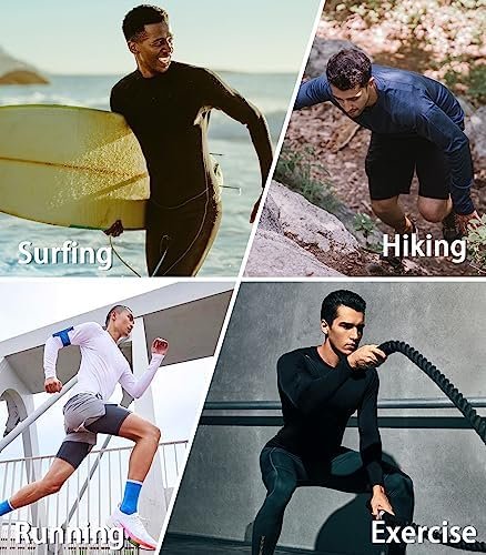 NORTHYARD Men's Sun Protection UPF 50+ Shirts Long Sleeve Running Workout Athlet... - Image 8