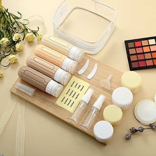 16 Pack Travel Bottles Set for Toiletries, Leakproof Travel Containers for Toile... - Image 7