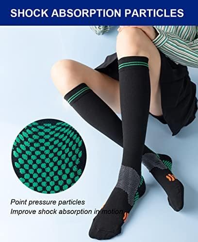 3 Pairs Compression Socks for Women 20-30 mmhg Knee High, Womens Compression Soc... - Image 7