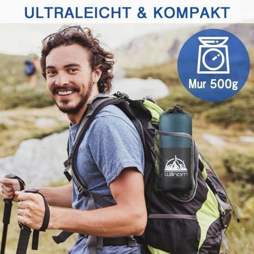 Sleeping Bag Liner,Travel Sheets & Adult Sleep Sack for Backpacking,Hotels & Hos... - Image 7