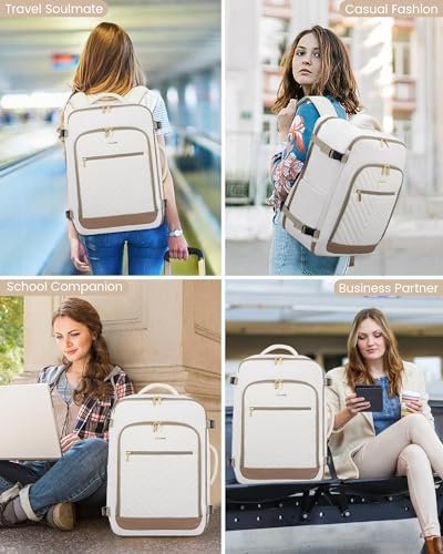 LOVEVOOK Travel Backpack For Women,40L Carry On Backpack Flight Approved,TSA Per... - Image 10