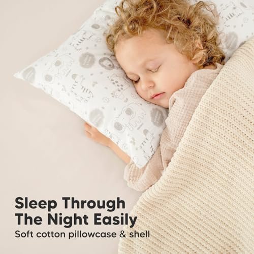 Toddler Pillow with Pillowcase - 13x18 My Little Dreamy Pillow, Organic Cotton T... - Image 8