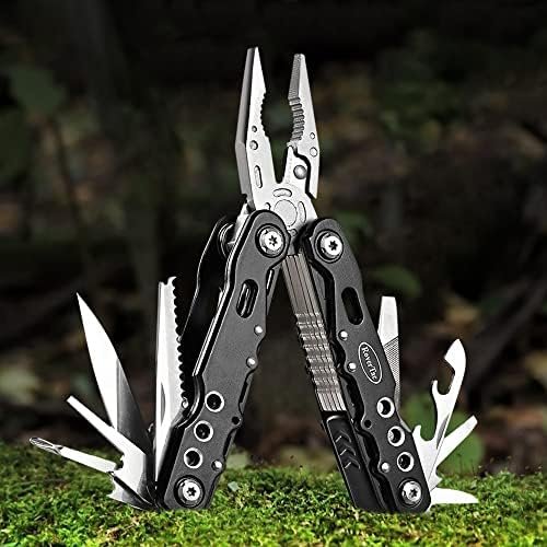 RoverTac Multitool Pliers Pocket Knife, 14 in 1 Multi Tool Knife Pliers Saw Bott... - Image 8