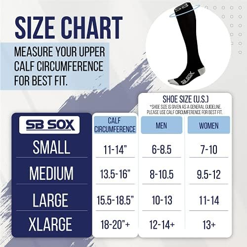 SB SOX Compression Socks (20-30mmHg) for Men & Women – Best Compression Socks fo... - Image 5