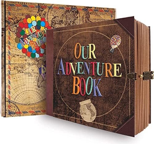 Our Adventure Book Travel Diary Photo Book,Scrapbook, Photo Album,Retro Style Tr... - Image 2
