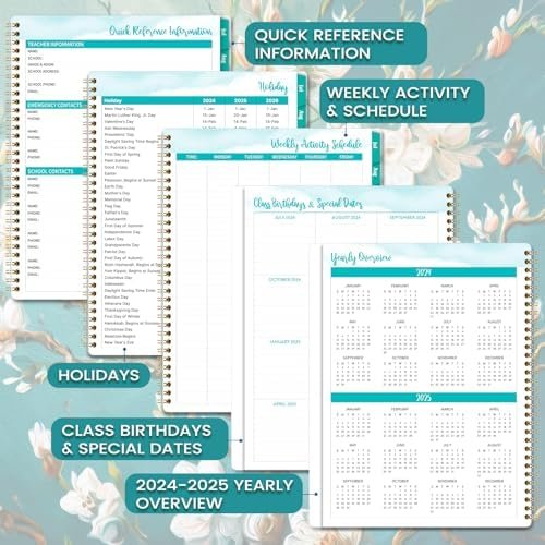Teacher Planner 2024-2025 - Teacher Planner 2024-2025 Academic Year, 8.3" x 11",... - Image 6