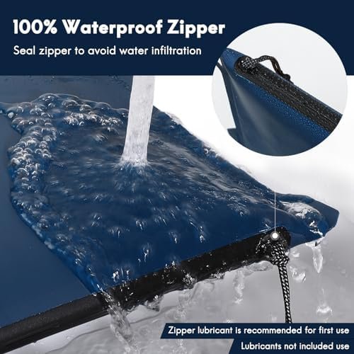 Haimont Waterproof Pouch, Small Waterproof Dry Bag with Zipper for Travel Boatin... - Image 4