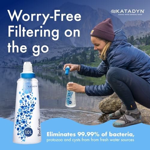 Katadyn BeFree 1.0L Water Filter, Fast Flow, 0.1 Micron EZ Clean Membrane for En... - Image 3