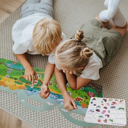 Reusable Sticker Book for Kids, Busy Book for Toddlers 1-3, Toddler Travel Toys,... - Image 6