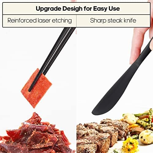 Travel Utensils with Case, Quatish Portable Silverware Set for Work, Stainless S... - Image 5