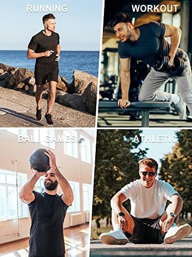 3 Pack Men's Dry Fit Moisture Wicking Tech Performance Mesh Quick Dry Active Ath... - Image 8