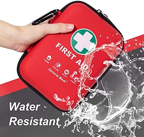 General Medi First Aid Kit - 170 Pieces Hard Case and Lightweight - Great for Tr... - Image 6