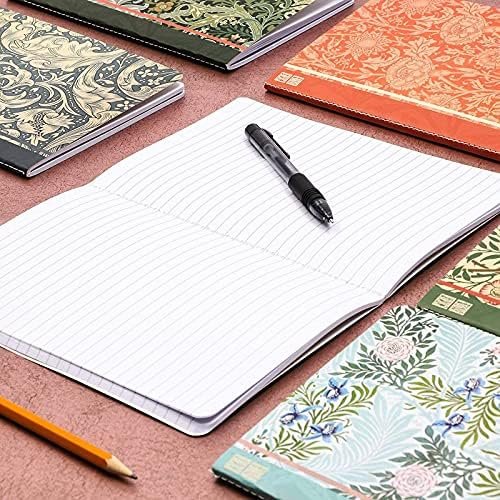William Morris Soft Cover Travel Journal Notebooks (A5 Size, 6 Pack) - Image 3