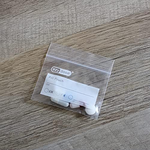 EZY DOSE Disposable Pill, Vitamin, and Medicine Organizer Pouches, Zippered Seal... - Image 6