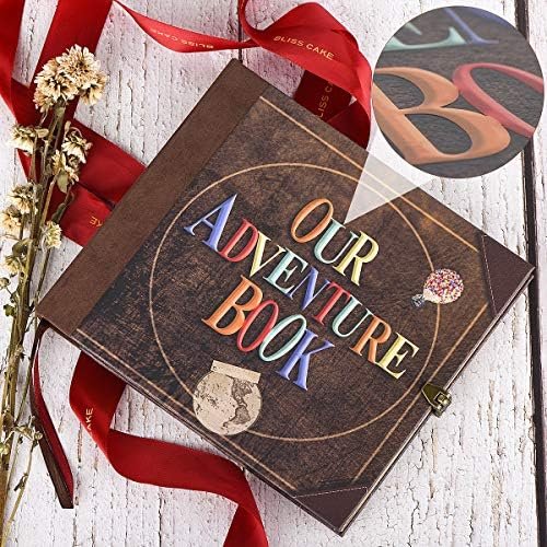 Our Adventure Book Travel Diary Photo Book,Scrapbook, Photo Album,Retro Style Tr... - Image 7