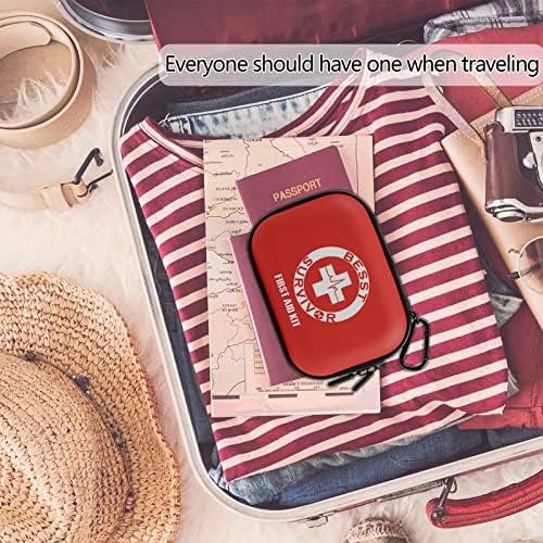 Mini First Aid Kit -Small Waterproof Hard Shell Medical Kit with Compartments fo... - Image 6