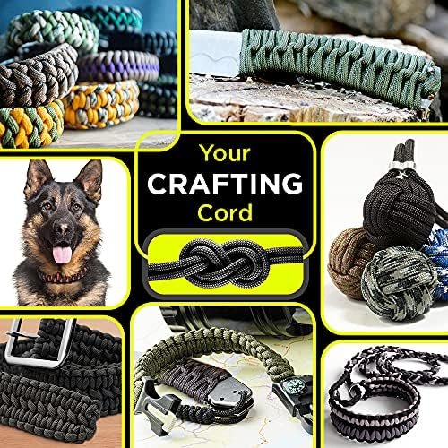 TECEUM Paracord Rope 1000 – 1000ft / 200ft / 120ft / 100ft / 50ft – Tactical Par... - Image 5