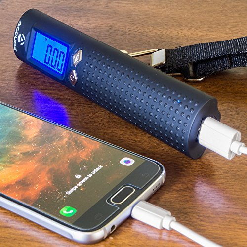 Rechargeable Digital Luggage Scale - 2600mAh Portable Charger & LED Flashlight - Image 4