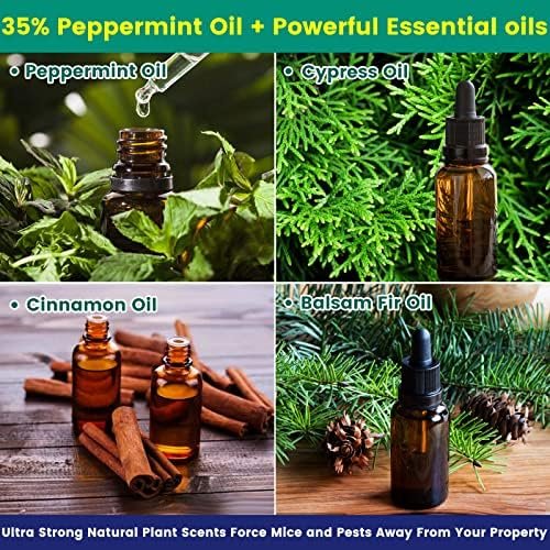 ELEGENZO Mouse Repellent Pouches, Peppermint Oil Pest and Rodent Repellent, Mice... - Image 4