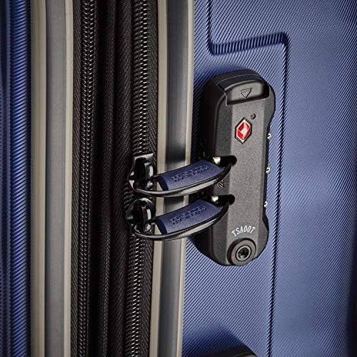 American Tourister Arrow Expandable Hardside Luggage, Navy, 3-Piece Set (21/24/2... - Image 4