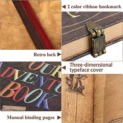 Our Adventure Book Travel Diary Photo Book,Scrapbook, Photo Album,Retro Style Tr... - Image 4