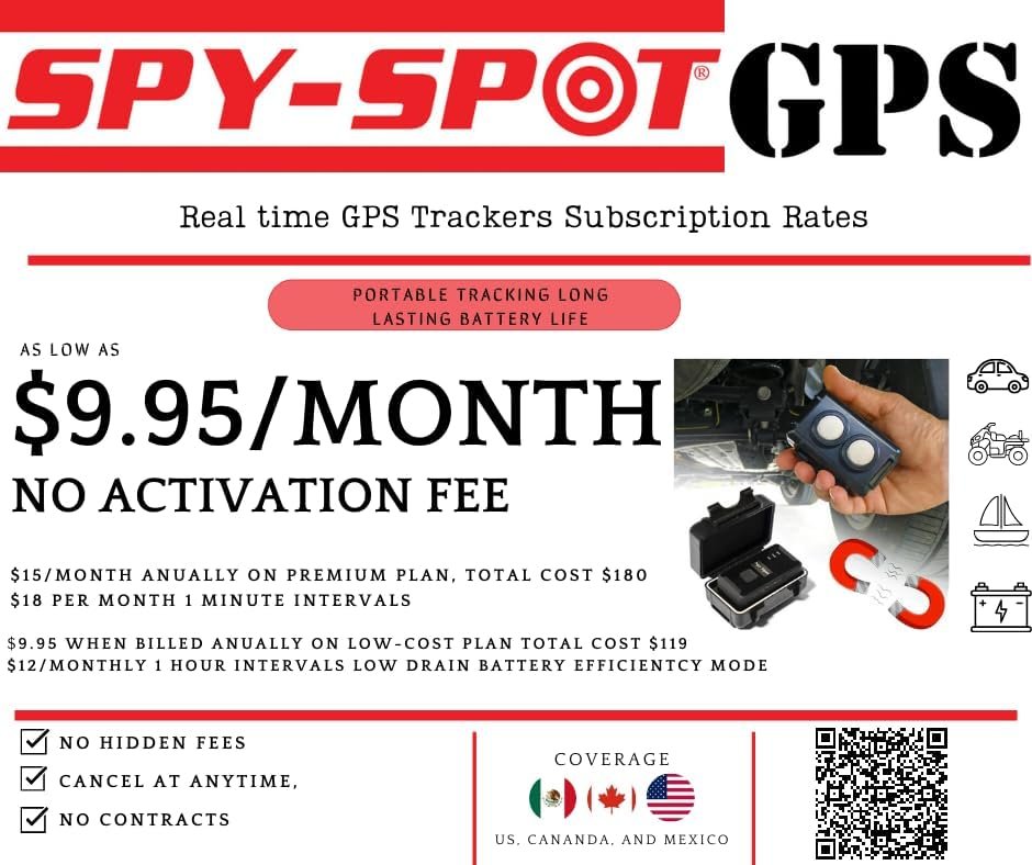Spy Spot GPS Tracker 4G LTE Mini Portable GPS Tracking Device. Real-Time Tracker... - Image 7