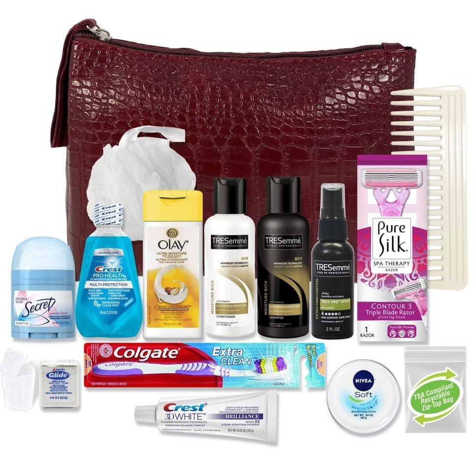 Convenience Kits International Women's Premium 16 PC Travel Kit Featuring: Trese... - Image 2