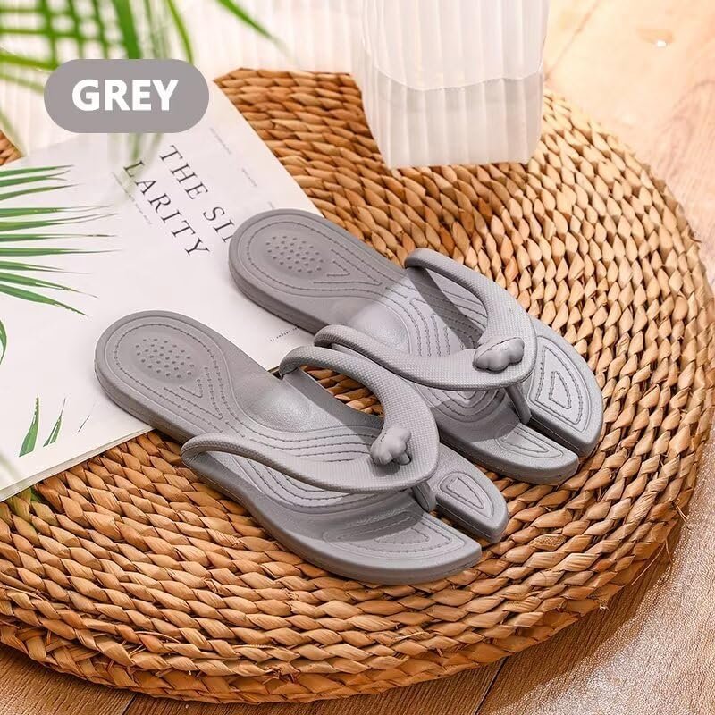 Flip Flops for Women Men with Small Arch Support,Travel Portable Folding Slides,... - Image 7