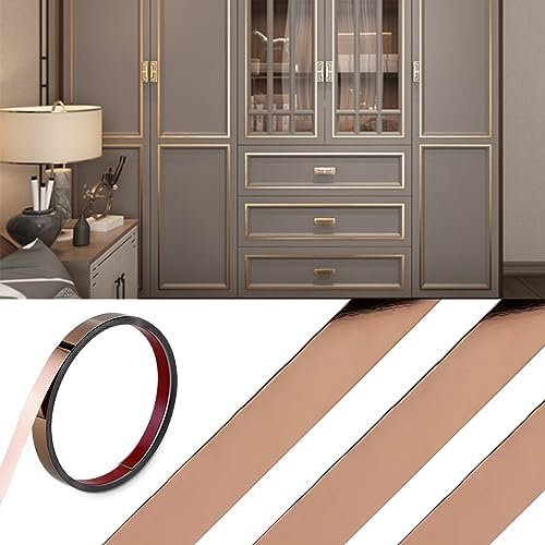 Metal Trim Titanium Molding Trim Peel and Stick (Mirror-Like Finish), Self Adhes... - Image 2