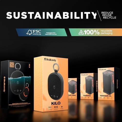 Skullcandy Terrain Wireless Bluetooth Speaker - IPX7 Waterproof Portable Speaker... - Image 9