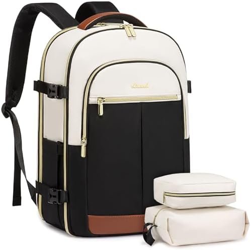 LOVEVOOK Travel Backpack for Women, TSA Carry on Backpack Flight Approved, Perso... - Image 2