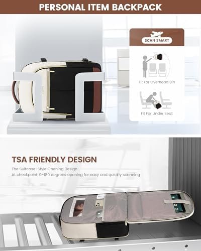 LOVEVOOK Travel Backpack for Women, TSA Carry on Backpack Flight Approved, Perso... - Image 3