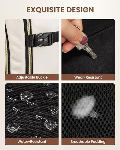 LOVEVOOK Travel Backpack for Women, TSA Carry on Backpack Flight Approved, Perso... - Image 7