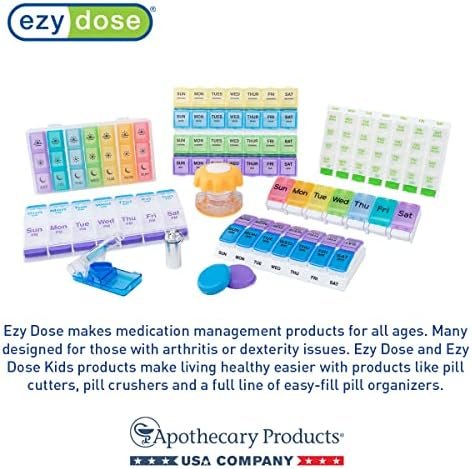 EZY DOSE Weekly (14-Day) Pill Case, Medicine Planner, Vitamin Organizer, Large S... - Image 7