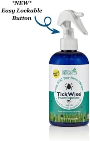 TickWise (8oz) 3 Moms Organics Tick and Insect Repellent, Made with All Natural ... - Image 3