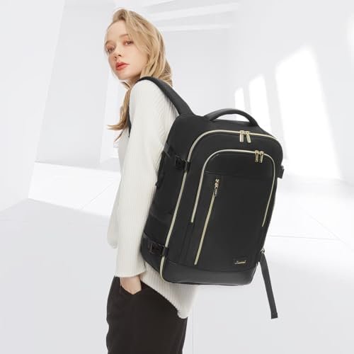 LOVEVOOK Travel Backpack for Women & Men, 45L Carry On Backpack, Personal Item B... - Image 5