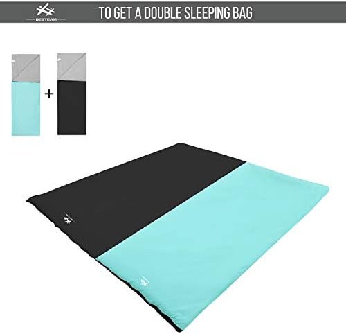 Warm Weather Sleeping Bag - Portable, Waterproof, Compact Lightweight, Packable ... - Image 5