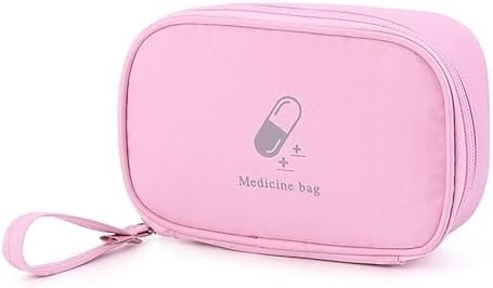 Small Empty First Aid Bag with Handle, Mini First Aid Kit Travel Bag Zippered Me... - Image 2