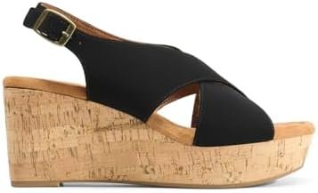 DREAM PAIRS Women's Platform Wedge Sandals Comfortable Ankle Strap Sandals for W... - Image 3