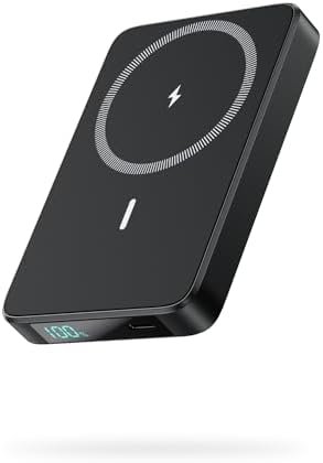 Magnetic Portable Charger Power Bank,Compact 10800mAh LCD Display Wireless Porta... - Image 2