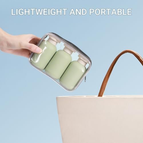 3.4 oz Travel Bottles for Toiletries, Leak Proof Squeeze Bottles Refillable, Pla... - Image 6