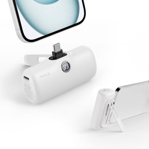 iWALK Small Portable Charger Mini Power Bank for iPhone 15: 20W PD Fast Charging... - Image 2
