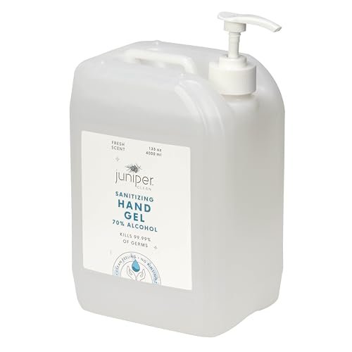 Hand Sanitizer Gel with 70% Alcohol 1.06 Gallon with Pump - Image 2
