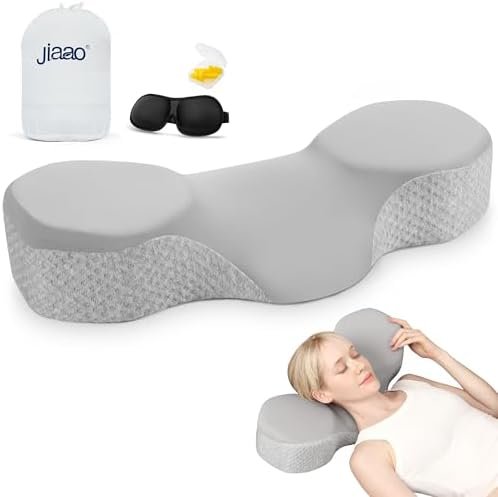 Cervical Pillow for Neck Pain Relief, 2024 Portable Travel Memory Foam Pillow wi... - Image 2