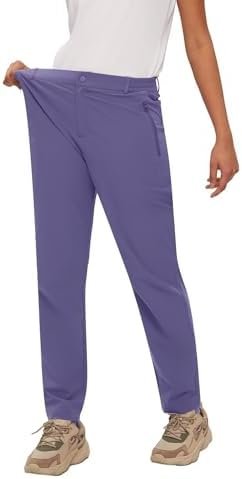 Women's Hiking Travel Pants Quick Dry Lightweight Breathable Athletic Fishing wi... - Image 4